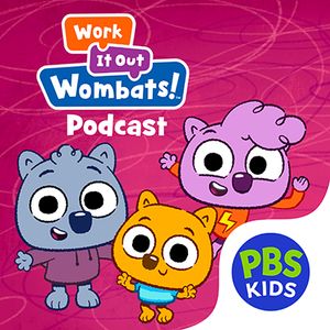 PBS KIDS Work It Out Wombats! Podcast logo